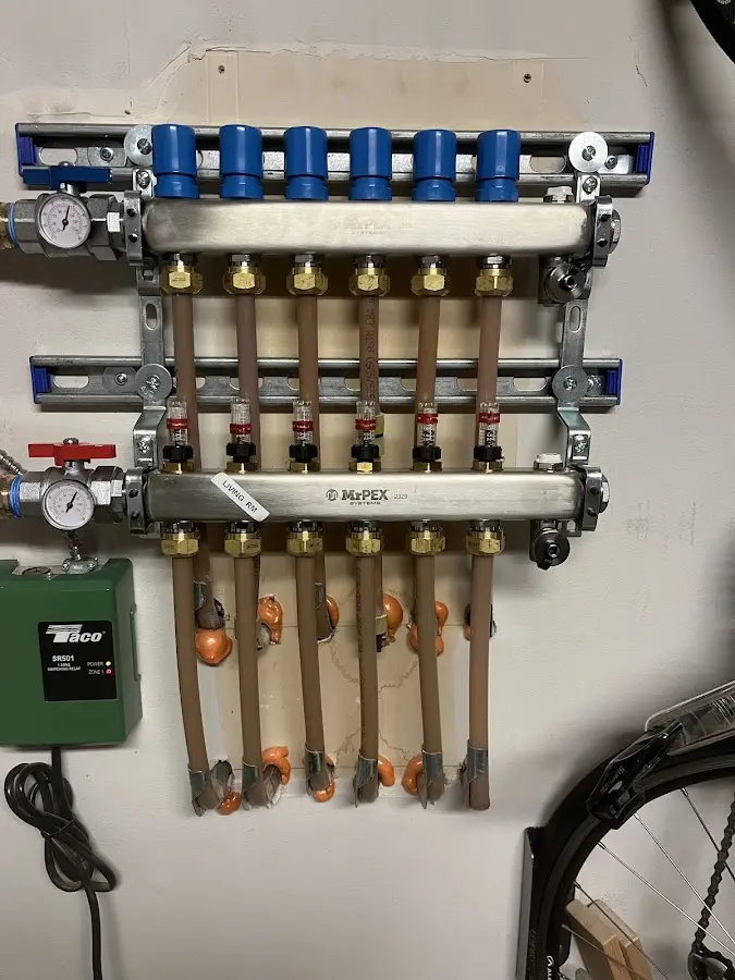 Plumber performing Gas Leak Detection at a residential property in Lakeport